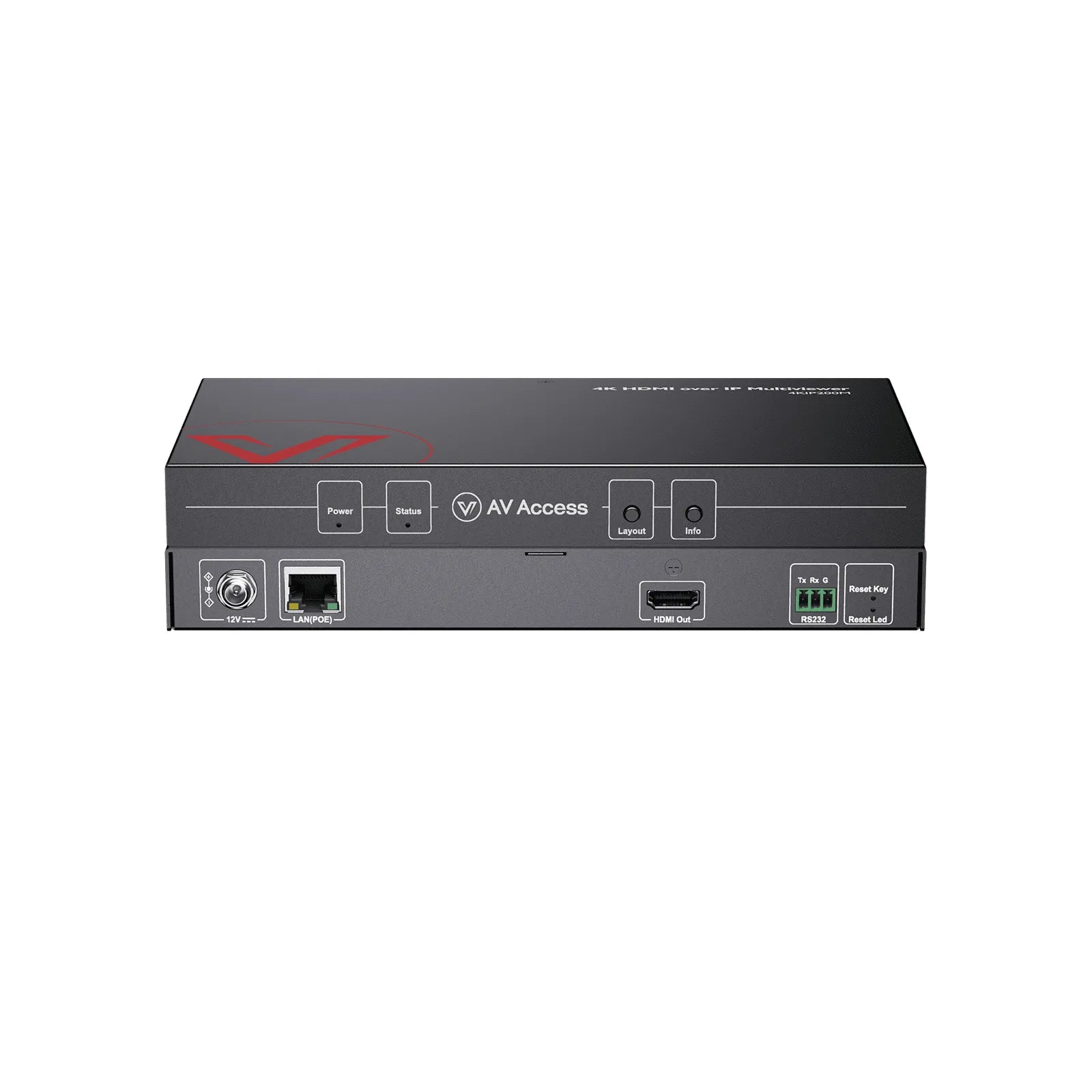 AV Access 4KIP200M 4K HDMI over IP Multiview Processor – Quad View, PIP, Triple View, Plug & Play