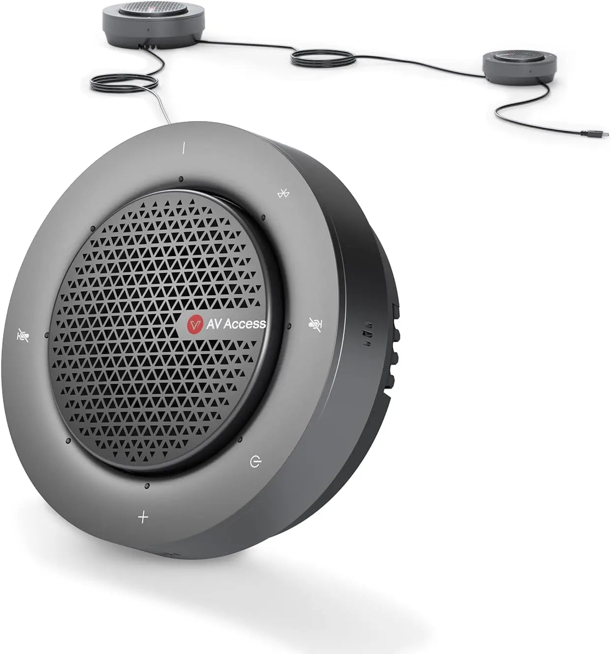 AV Access AnyCo A6 Daisy Chain Conference Speakerphone, USB & Bluetooth Speaker with Mic, Cascade up to 9 Units for Large Meeting Room TeckPot