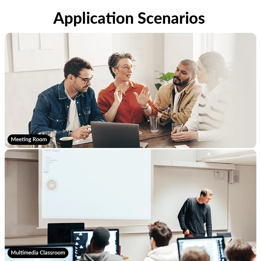 AV Access eShare W50 4K Wireless Presentation System for Video Conferencing, Plug & Play, No Software Required for Screen Sharing